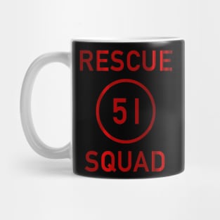 Squad 51 (Red Metallic) Mug